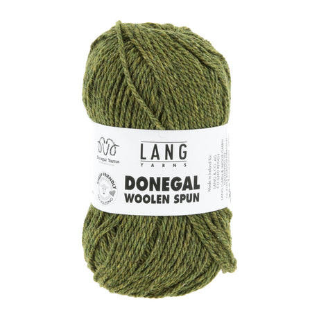 Lang Yarns Donegal Woolen Spun Yarn, 105m / 50g – Olive (0097)