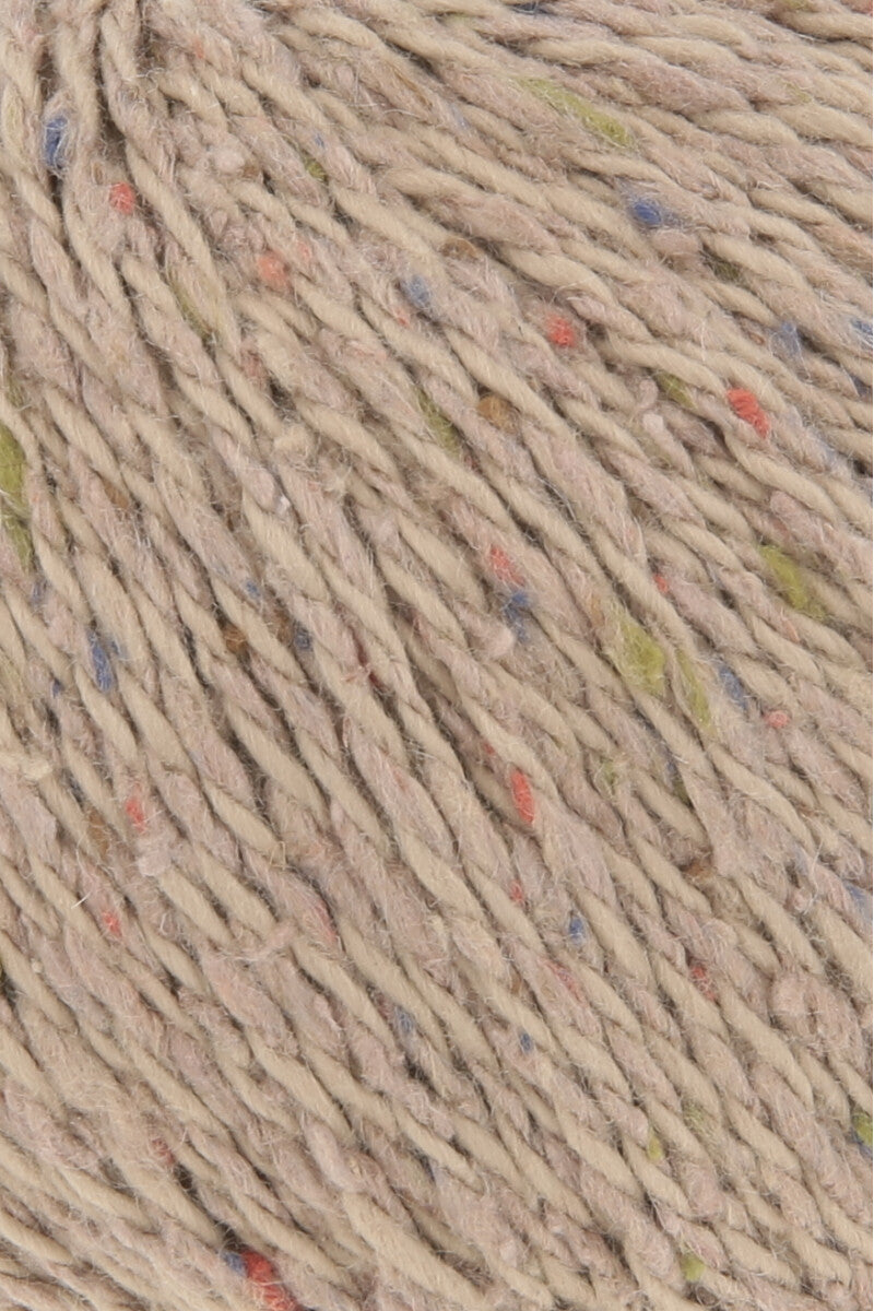 Lang Yarns Cotton Tweed – 50g / 130m – Hazelnut (0038) – detail