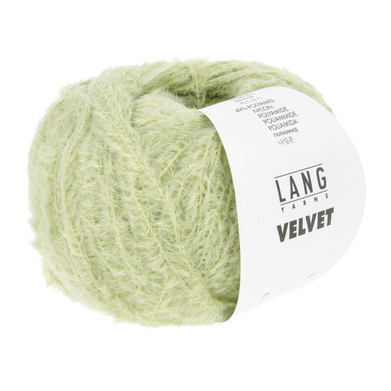 Lang Yarns Velvet – 50g / 170m – Light Green (0016)