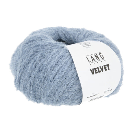 Lang Yarns Velvet – 50g / 170m – Light Blue (0021)