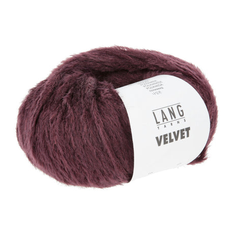 Lang Yarns Velvet – 50g / 170m – Burgundy (0062)
