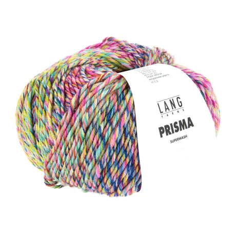 Lang Yarns Prisma – 100g / 180m – Hot Pink/Neon Yellow/Royal (0006)