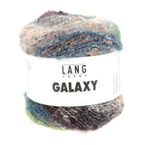 Lang Yarns Galaxy – 50g / 240m – Black/Green/Beige (0006)