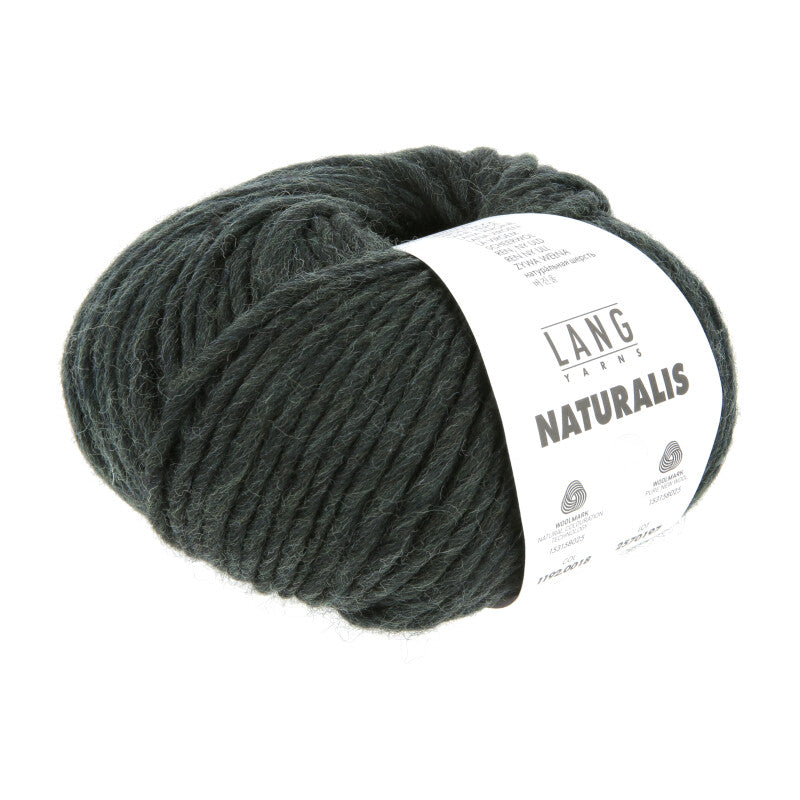 Lang Yarns Naturalis – 50g / 90m – Dark Green (0018)