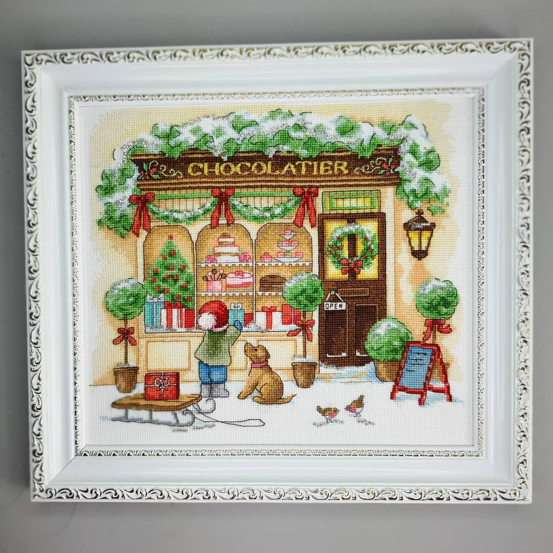 Sweet Dreams Cross Stitch Kit A tranquil Aida design for restful nights.