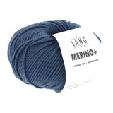 Lang Yarns Merino+ – 50g / 90m – Smoke Bleu (0034)