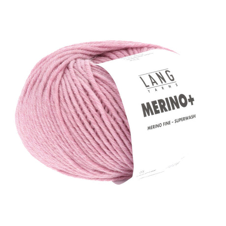 Lang Yarns Merino+ – 50g / 90m – Rose Mélange (0148)