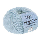 Lang Yarns Merino 200 Bébé Color Yarn, 203m / 50g – Azure (0421)