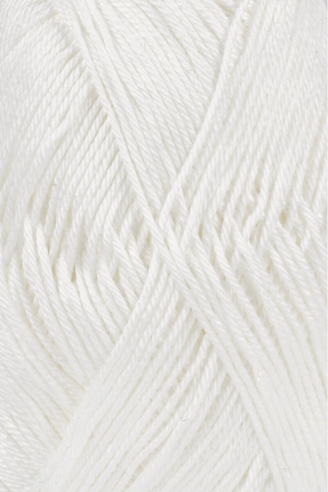 Lang Yarns Quattro – 50g / 120m – White (0001) – detail