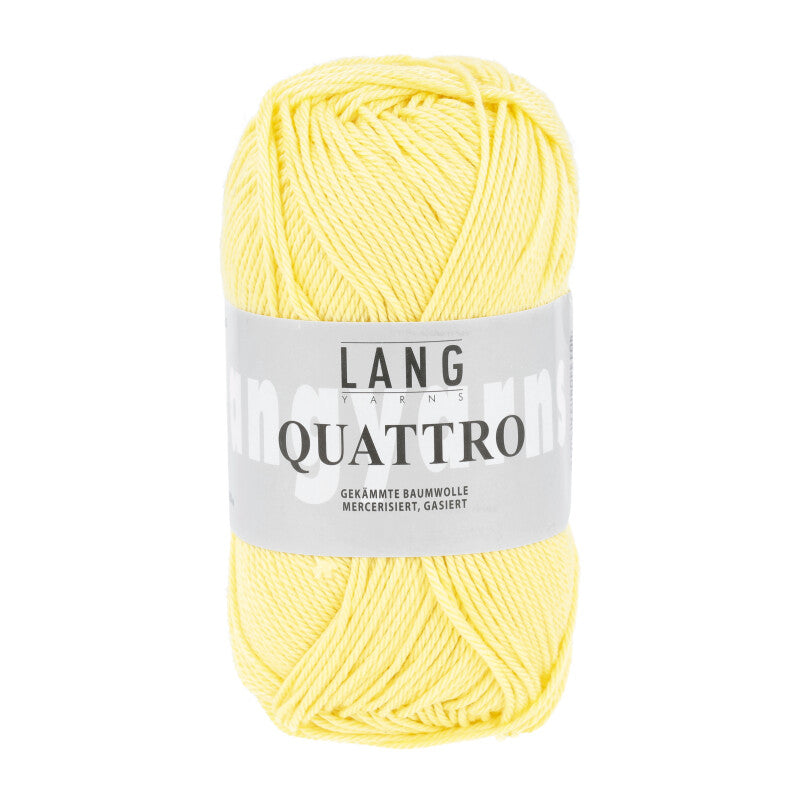 Lang Yarns Quattro – 50g / 120m – Yellow (0013)