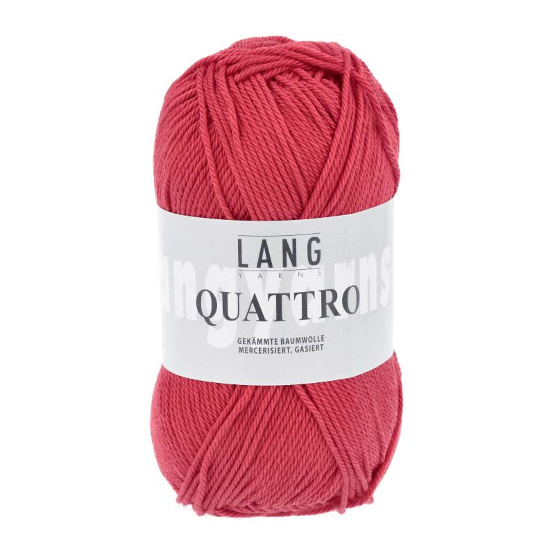 Lang Yarns Quattro – 50g / 120m – Red (0060)