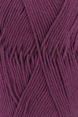 Lang Yarns Quattro – 50g / 120m – Light Bordeaux (0066) – detail