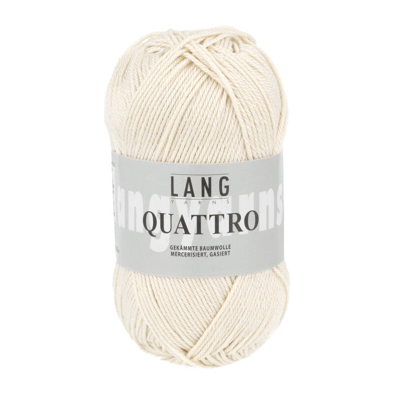Lang Yarns Quattro – 50g / 120m – Offwhite (0094)
