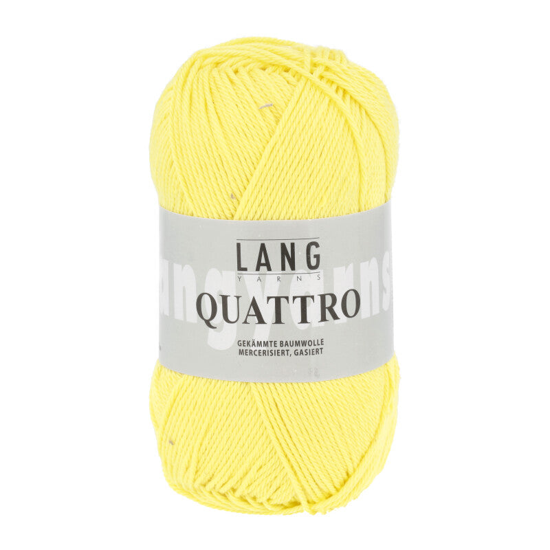 Lang Yarns Quattro – 50g / 120m – Light Yellow (0113)