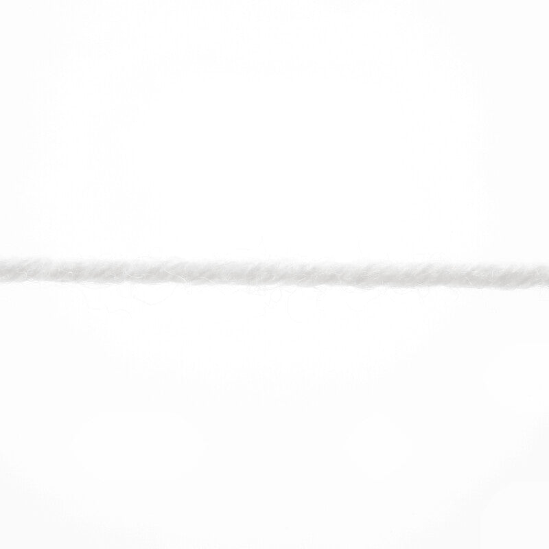 Lang Yarns Merino 150 Yarn, 150m / 50g – White (0001), yarn strand