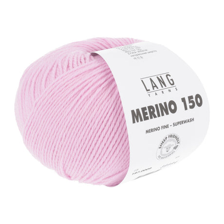 Lang Yarns Merino 150 Yarn, 150m / 50g – Rose (0009)