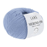 Lang Yarns Merino 150 Yarn, 150m / 50g – Light Jeans (0033)