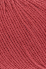 Lang Yarns Merino 150 Yarn, 150m / 50g – Hot Red (0060), yarn texture
