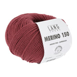 Lang Yarns Merino 150 Yarn, 150m / 50g – Chianti (0062)