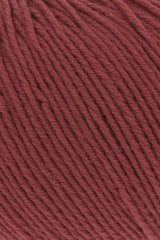 Lang Yarns Merino 150 Yarn, 150m / 50g – Chianti (0062), yarn texture
