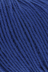Lang Yarns Merino 150 Yarn, 150m / 50g – Royal (0106), yarn texture