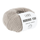 Lang Yarns Merino 150 Yarn, 150m / 50g – Beige Mélange (0226)