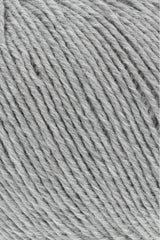 Lang Yarns Merino 150 Yarn, 150m / 50g – Grey / Mélange (0324), yarn texture