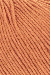 Lang Yarns Merino 150 Yarn, 150m / 50g – Orange (0459), yarn texture