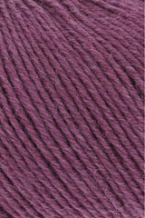 Lang Yarns Merino 150 Yarn, 150m / 50g – Cyclamen Mélange (0466), yarn texture