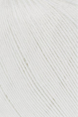 Lang Yarns Schulgarn 10/4 – 100% cotton yarn, 50g/160m – White (0001) – detail