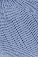 Lang Yarns Schulgarn 10/4 – 100% cotton yarn, 50g/160m – Middle Blue (0010) – detail