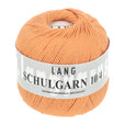 Lang Yarns Schulgarn 10/4 – 100% cotton yarn, 50g/160m – Tangarine (0028)