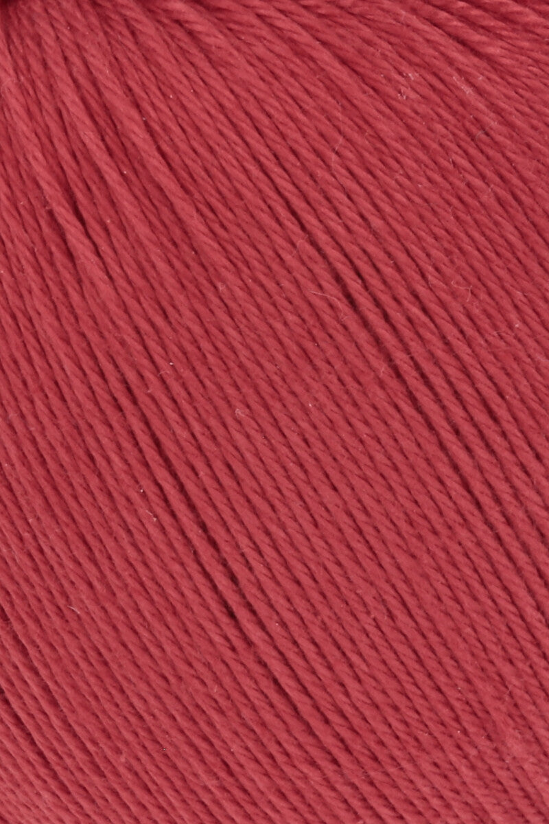 Lang Yarns Schulgarn 10/4 – 100% cotton yarn, 50g/160m – Hot Red (0060) – detail