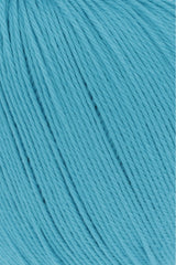 Lang Yarns Schulgarn 10/4 – 100% cotton yarn, 50g/160m – Turquoise (0071) – detail