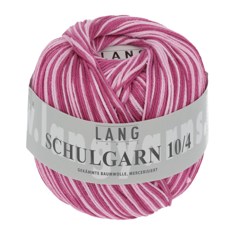Lang Yarns Schulgarn 10/4 – 100% cotton yarn, 50g/160m – Dusty Pink (0165)