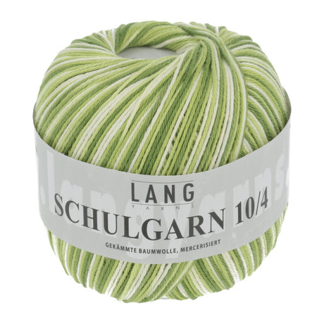 Lang Yarns Schulgarn 10/4 – 100% cotton yarn, 50g/160m – Dusty Olive (0197)