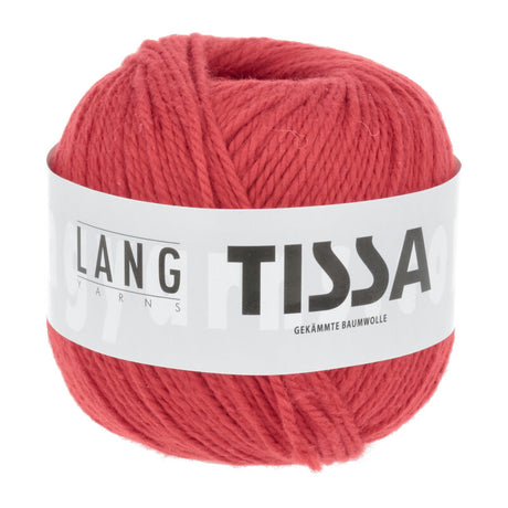 Lang Yarns Tissa – 50g / 80m – Red (0061)