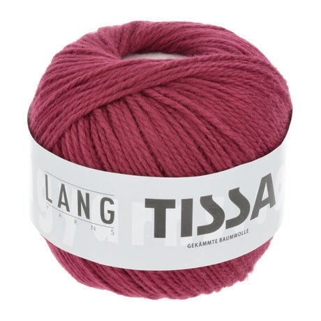 Lang Yarns Tissa – 50g / 80m – Dark Red (0063)