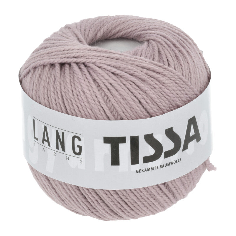 Lang Yarns Tissa – 50g / 80m – Light Rose (0119)