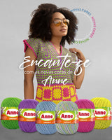 Rolls of Circulo ANNE Cotton Yarn displayed.