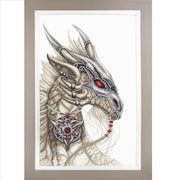 Guardian of Treasure cross stitch kit by Charivna Mit.
