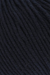 Lang Yarns Merino 120 Yarn, 120m / 50g – Night Blue (0025), yarn texture