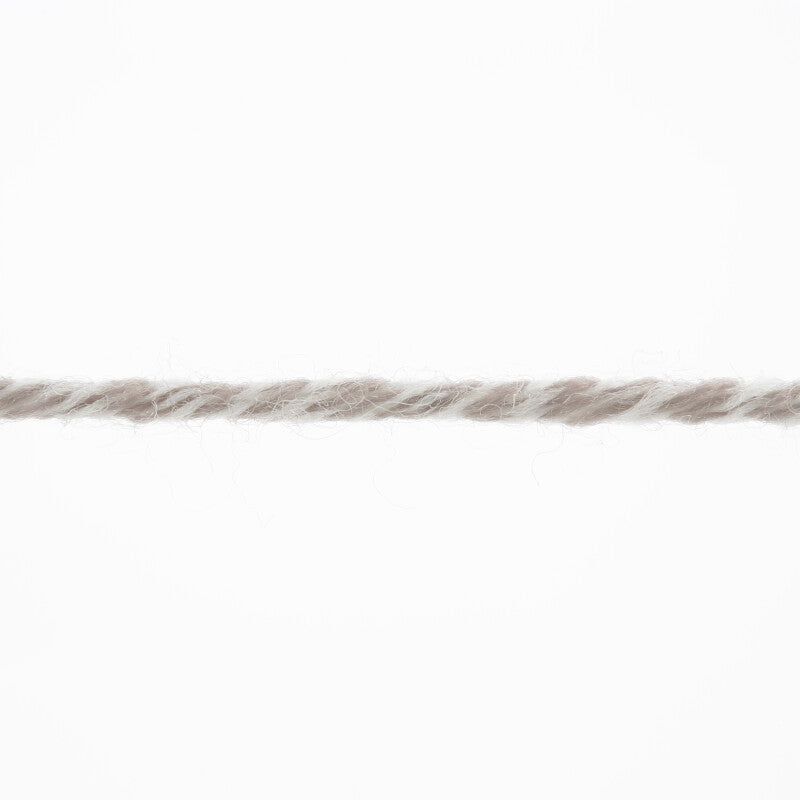 Lang Yarns Merino 120 Yarn, 120m / 50g – White/Beige Mouliné (0052), yarn strand