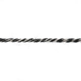 Lang Yarns Merino 120 Yarn, 120m / 50g – Black/Beige Mouliné (0055), yarn strand