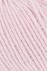 Lang Yarns Merino 120 Yarn, 120m / 50g – Light Rose (0119), yarn texture