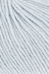 Lang Yarns Merino 120 Yarn, 120m / 50g – Ice Blue/White Mouliné (0152), yarn texture