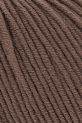 Lang Yarns Merino 120 Yarn, 120m / 50g – Cognac (0176), yarn texture