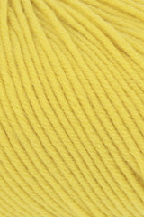 Lang Yarns Merino 120 Yarn, 120m / 50g – Yellow (0214), yarn texture