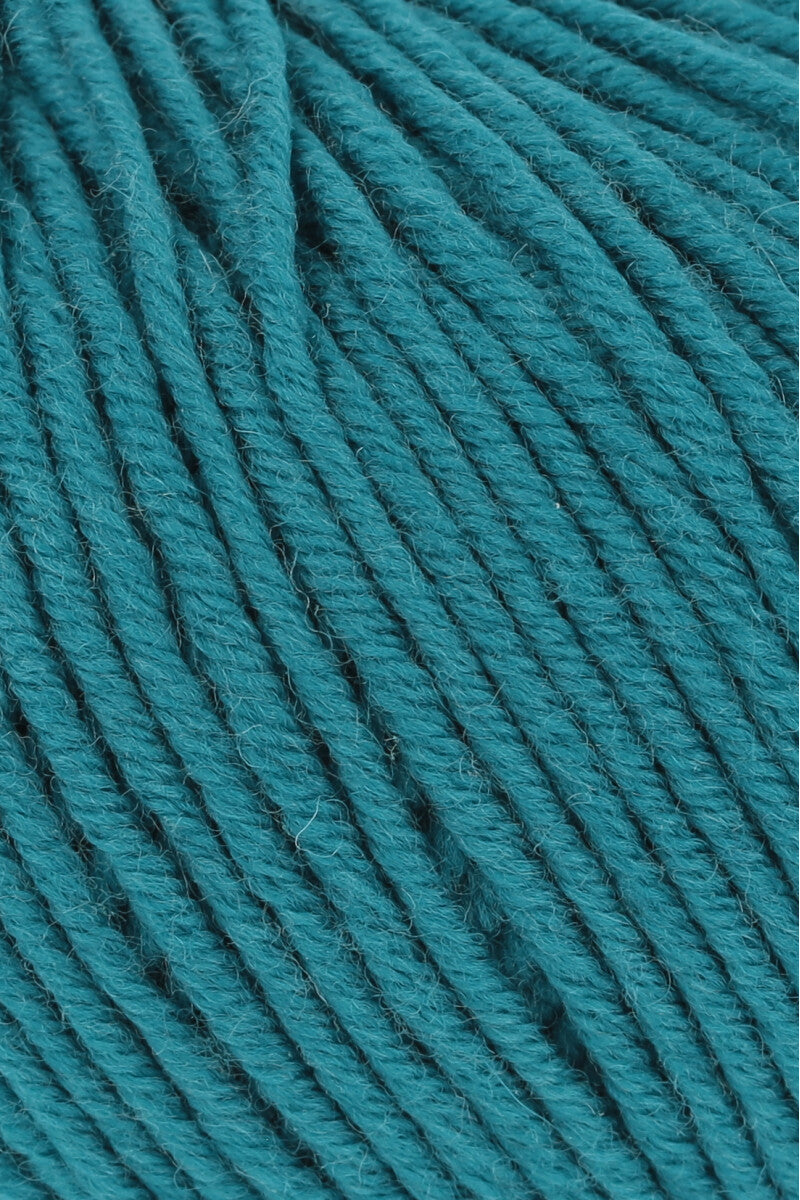 Lang Yarns Merino 120 Yarn, 120m / 50g – Petrol (0272), yarn texture