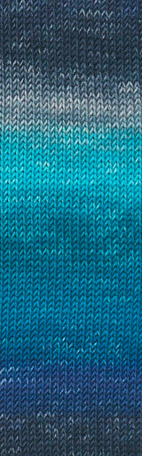 Lang Yarns Merino 120 Dégradé – 50g / 120m – Blue (0005) – detail